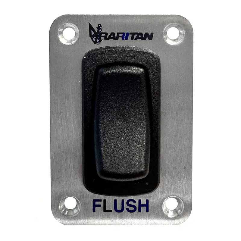Raritan Momentary Flush Switch W/Stainless Steel Faceplate [Prs] 1