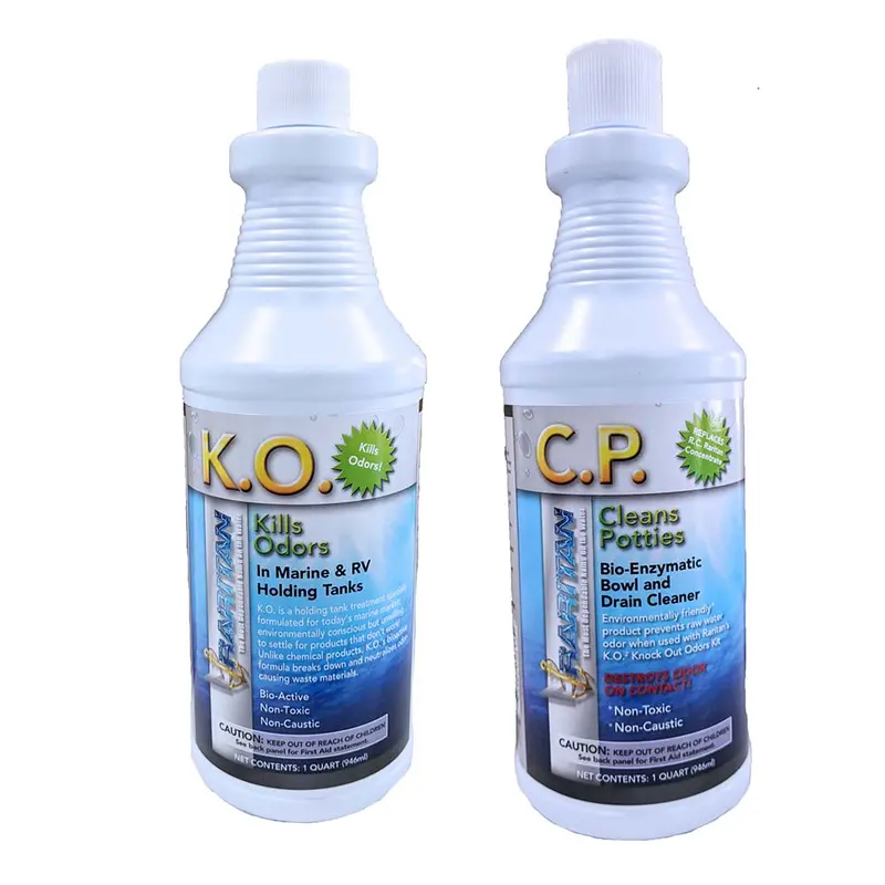 Raritan Potty Pack W/K.O. Kills Odors  C.P. Cleans Potties - 1 Of Each - 32Oz Bottles [1Ppot] 1