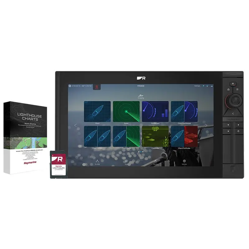 Raymarine Axiom 2 Pro 16 Rvm Chartplotter/Fishfinder - Lighthouse North America Chart - No Transducer [E70658-00-102] 1