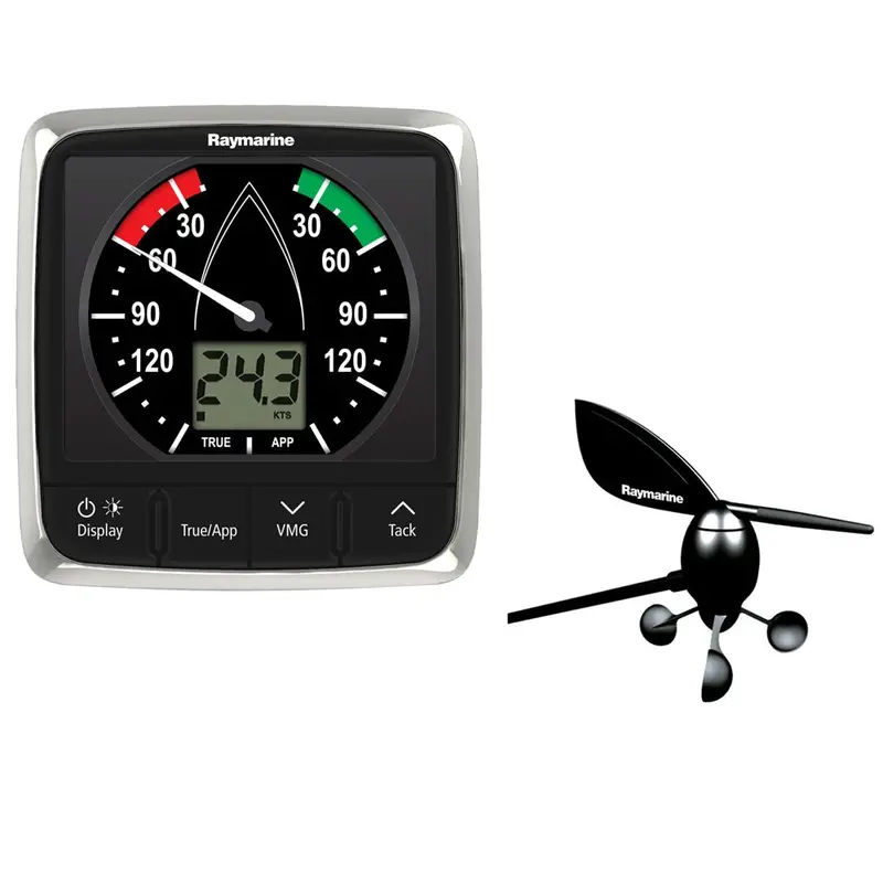 Raymarine I60 Wind Display System W/Masthead Wind Vane Transducer [E70150] 1