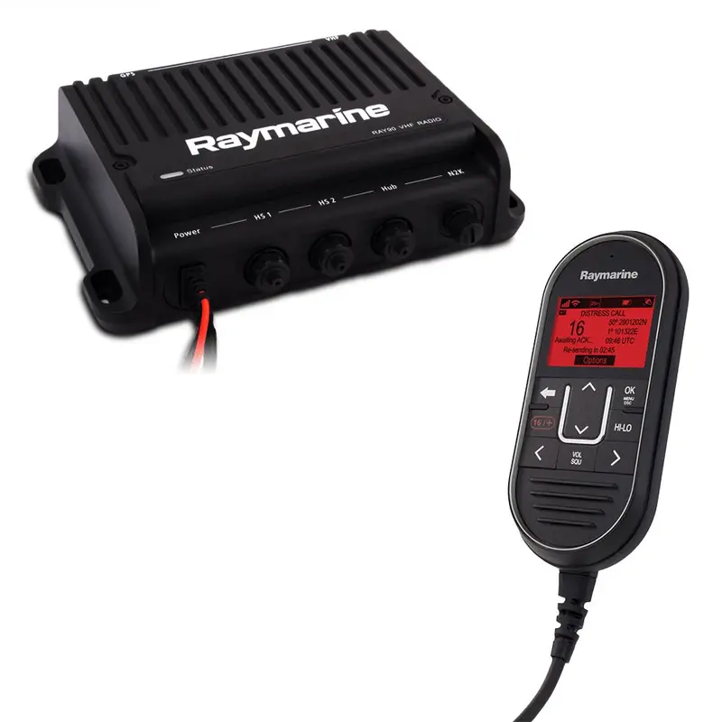 Raymarine Ray90 Modular Dual-Station Vhf Black Box Radio System [E70492] 1
