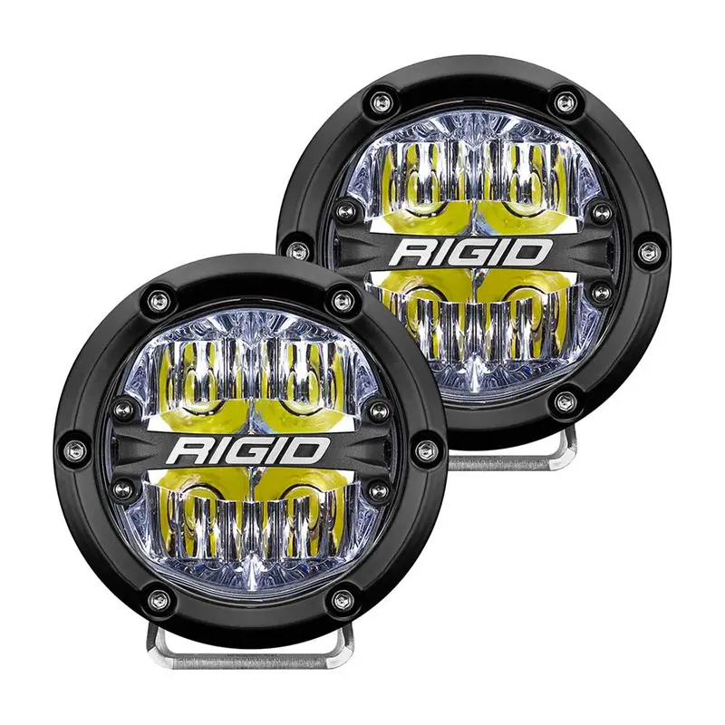Rigid Industries 360-Series 4" Led Off-Road Fog Light Drive Beam W/White Backlight - Black Housing [36117] 1