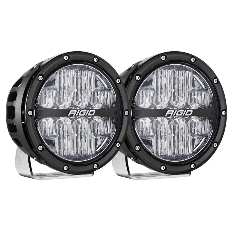 Rigid Industries 360-Series Rgbw 6" Offroad Lamp Drive Beam W/Rgbw Backlight Pods - Set Of 2 [36411] 1