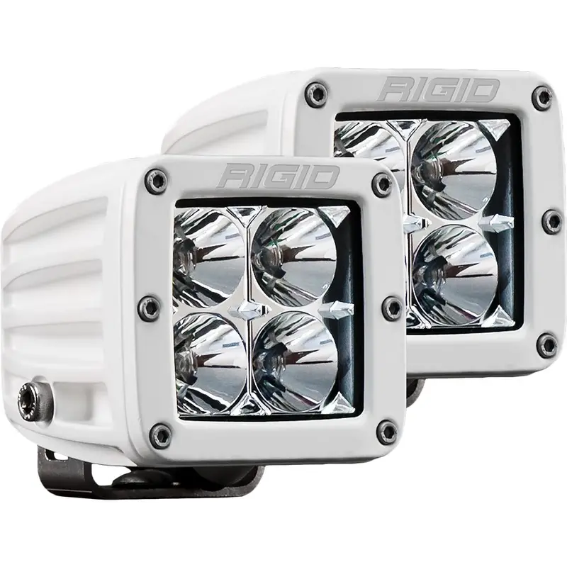 Rigid Industries D-Series Pro Hybrid-Flood Led - Pair - White [602113] 1