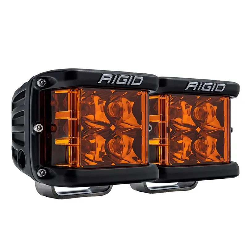Rigid Industries D-Ss Spot W/Amber Pro Lens - Pair [262214] 1