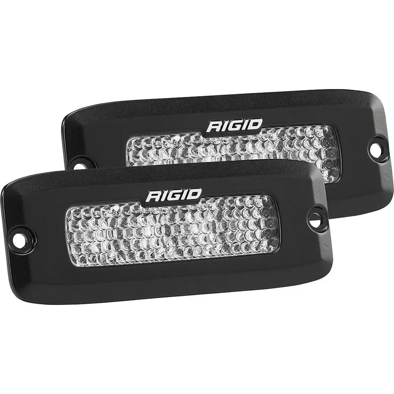 Rigid Industries Sr-Q Series Pro Spot Diffused Led - Flush Mount - Pair - Black [925513Blk] 1