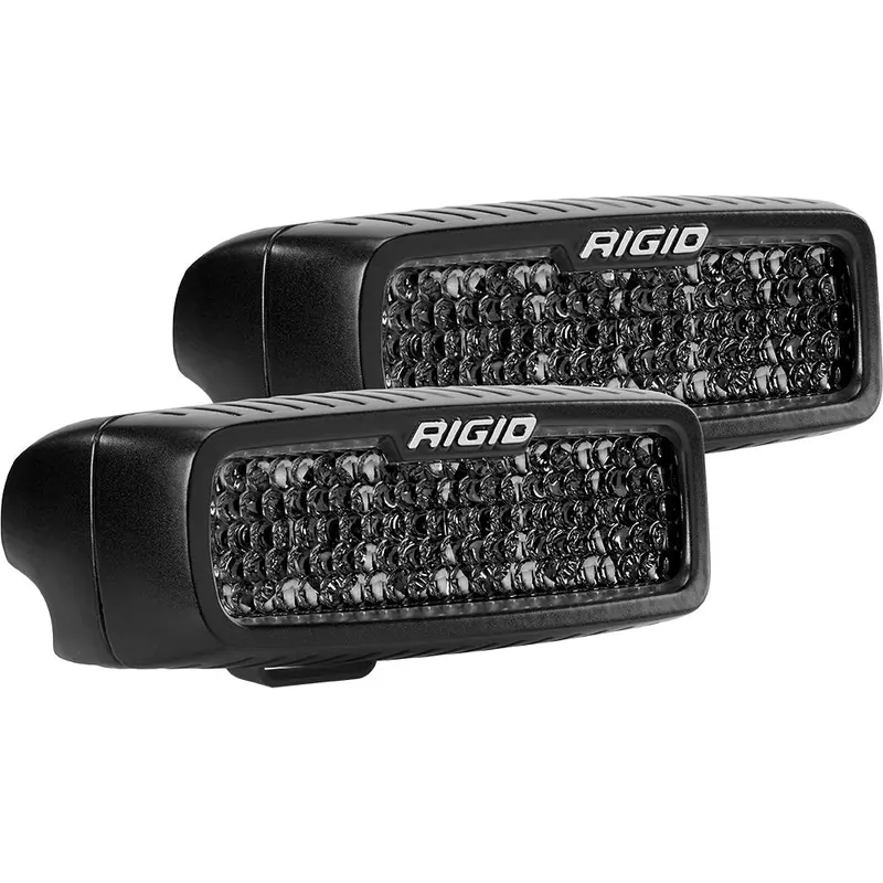 Rigid Industries Sr-Q Series Pro Spot Diffused Midnight Surface Mount - Pair [905513Blk] 1