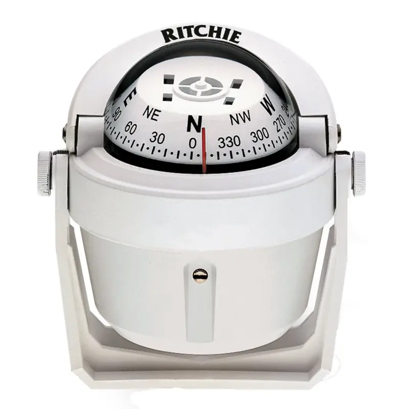 Ritchie B-51W Explorer Compass - Bracket Mount - White [B-51W] 1