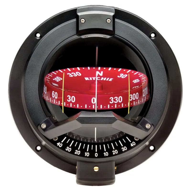 Ritchie Bn-202 Navigator Compass - Bulkhead Mount - Black [Bn-202] 1