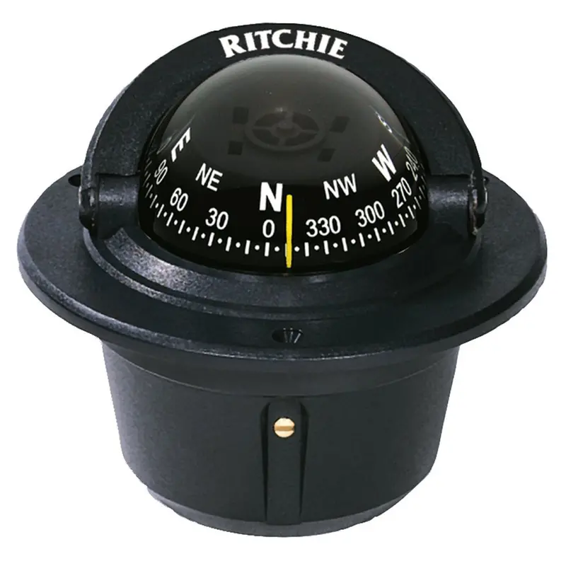 Ritchie F-50 Explorer Compass - Flush Mount - Black [F-50] 1
