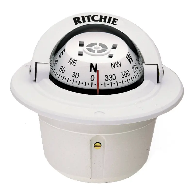 Ritchie F-50W Explorer Compass - Flush Mount - White [F-50W] 1
