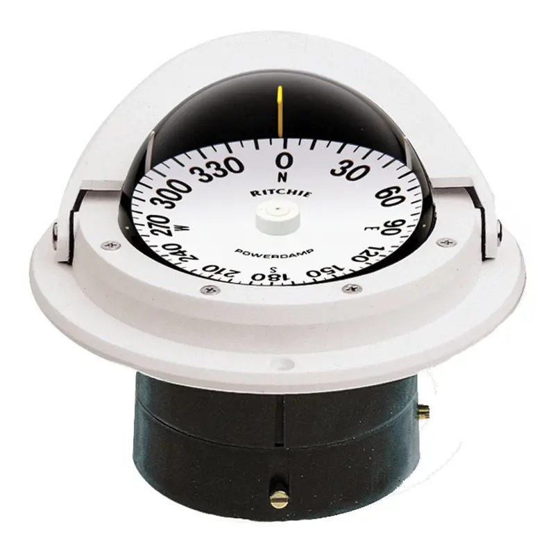 Ritchie F-82W Voyager Compass - Flush Mount - White [F-82W] 1