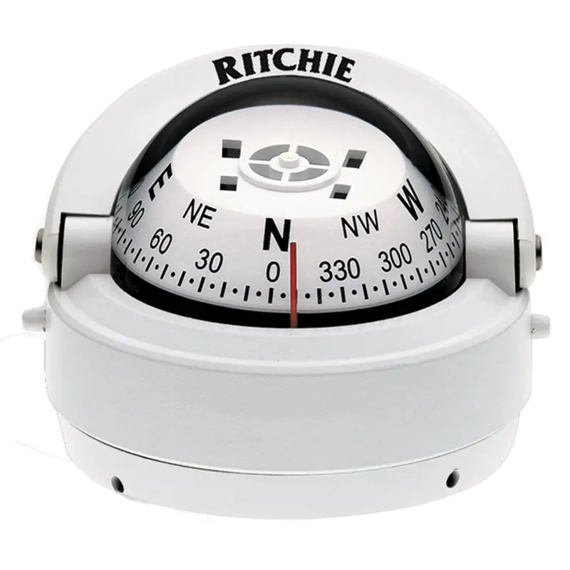 Ritchie S-53W Explorer Compass - Surface Mount - White [S-53W] 1