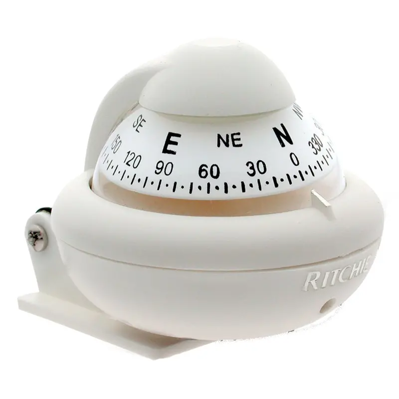 Ritchie X-10W-M Ritchiesport Compass - Bracket Mount - White [X-10W-M] 1