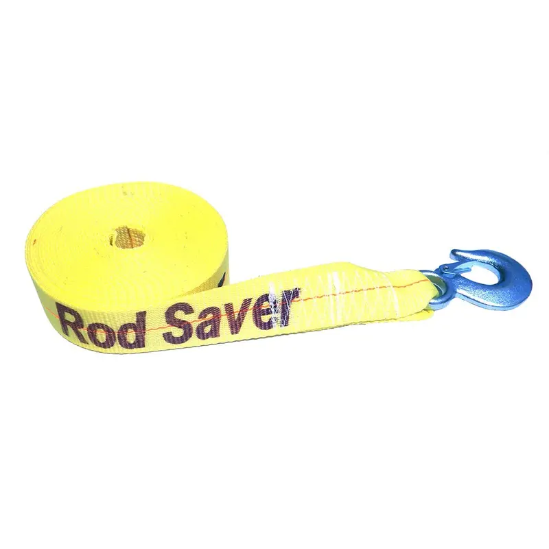 Rod Saver Heavy-Duty Winch Strap Replacement - Yellow - 2" X 20 [Wsy20] 1