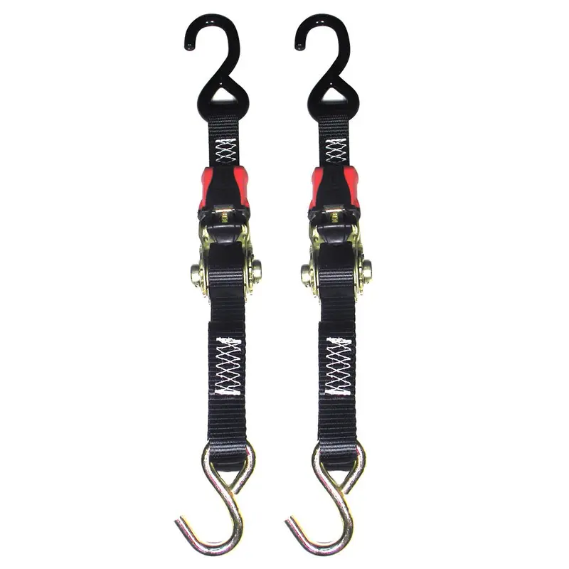 Rod Saver Rubber Ratchet Tie-Down - 1" X 3 - Pair [Rtd3] 1