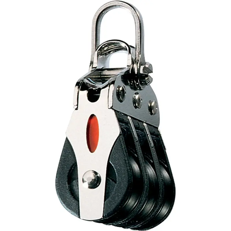 Ronstan Series 20 Ball Bearing Block - Triple - 2-Axis Shackle Head [Rf20302] 1