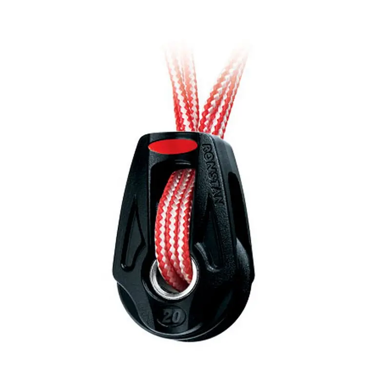 Ronstan Series 20 Ball Bearing Orbit Block - Single - Dyneema Lashing - Becket Option [Rf25109] 1