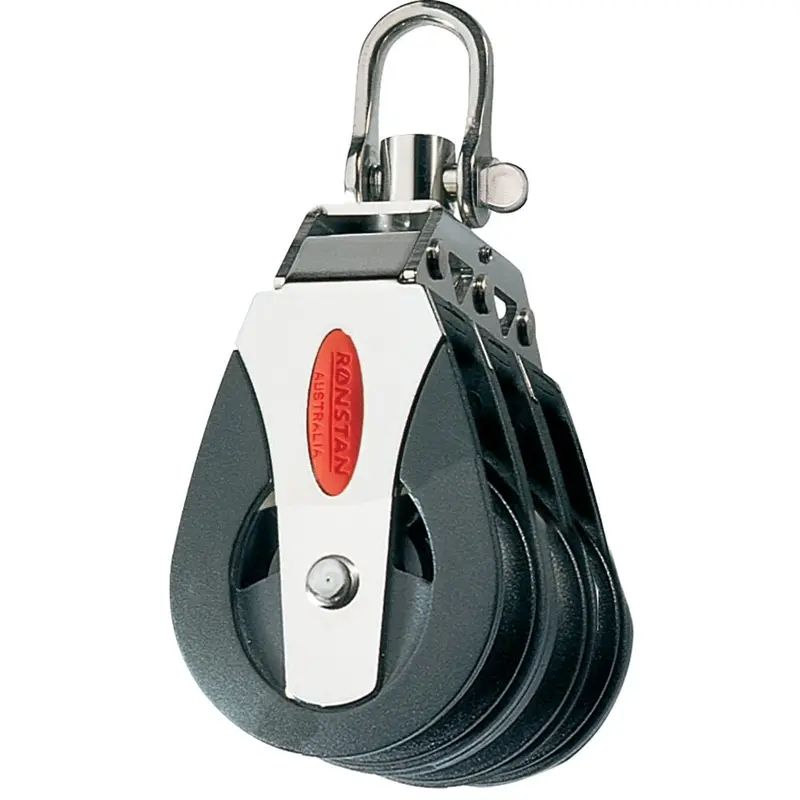 Ronstan Series 40 Ball Bearing Block - Triple - Swivel Head [Rf40300] 1