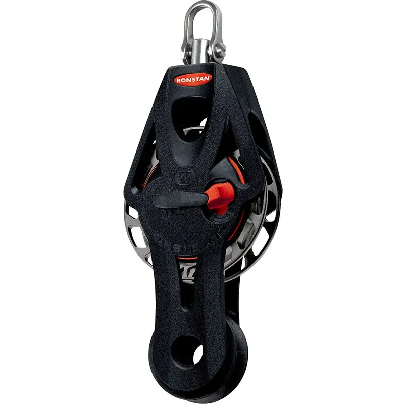 Ronstan Series 55 Ratchet Mount Orbit Block - Fiddle Becket Swivel [Rf56510] 1