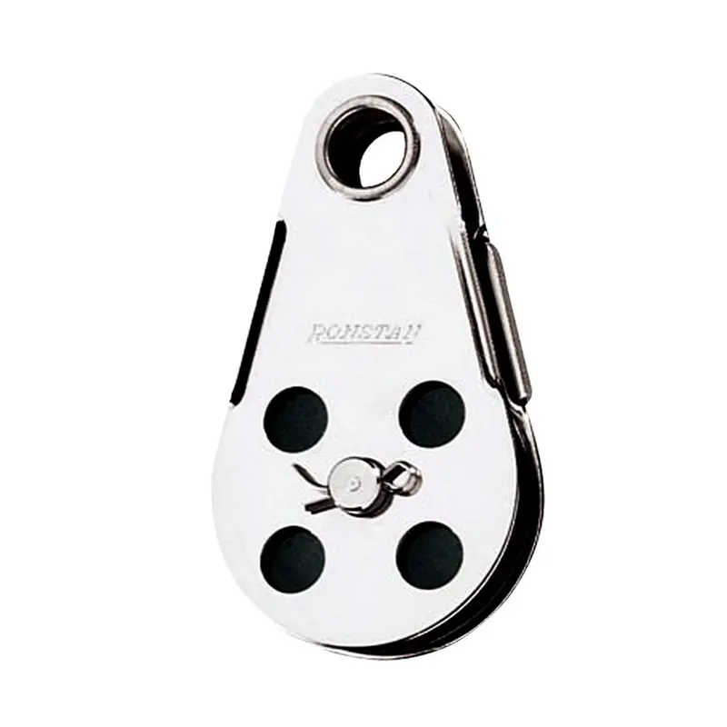 Ronstan Wire Block - Tubular Rivet Head W/Removable Nylatron Sheave - 45Mm (1-3/4") Sheave Diameter [Rf103] 1