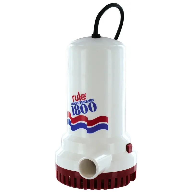 Rule 1800 Sump/Utility Pump W/8' Cord - 110V Automatic [A53s] 1