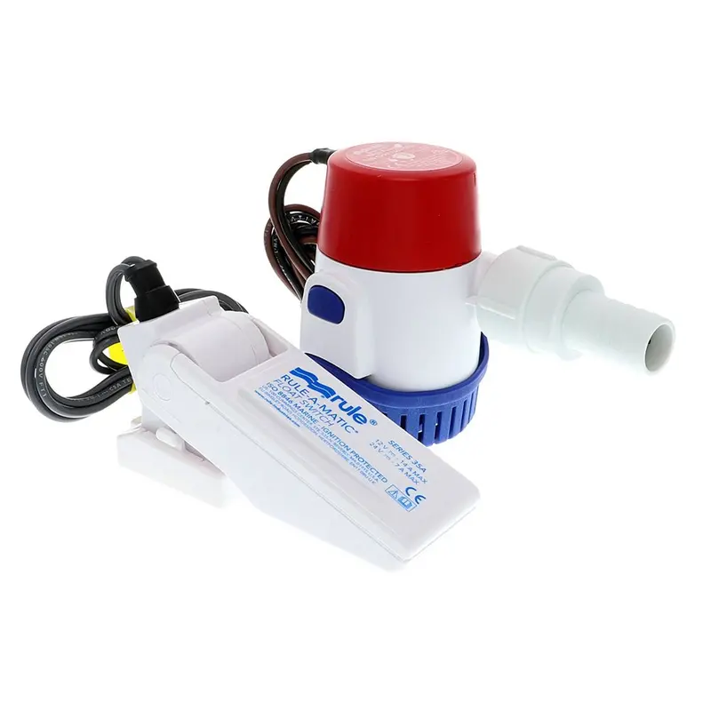 Rule 360 Gph Standard Bilge Pump Kit W/Float Switch - 12V [24Da-35A] 1