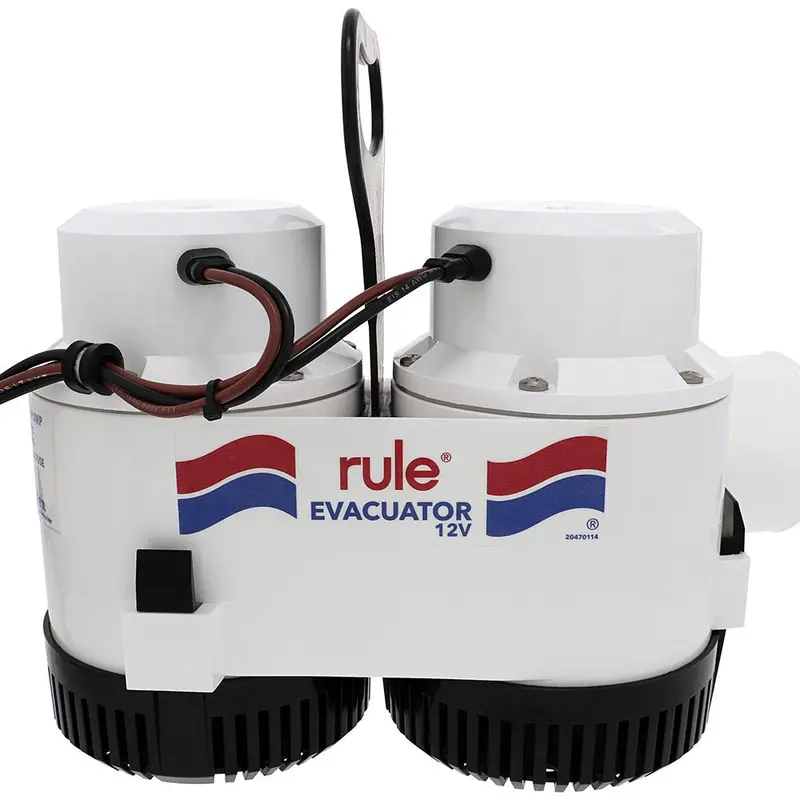 Rule 7700D Gph Evacuator High Volume Utility Pump - 12V [7700D] 1