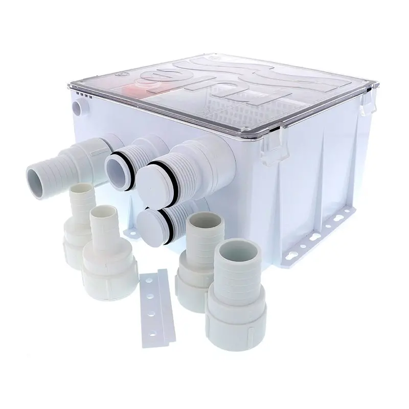 Rule Shower Drain Box W/1100 Gph Pump - 12V [99B] 1