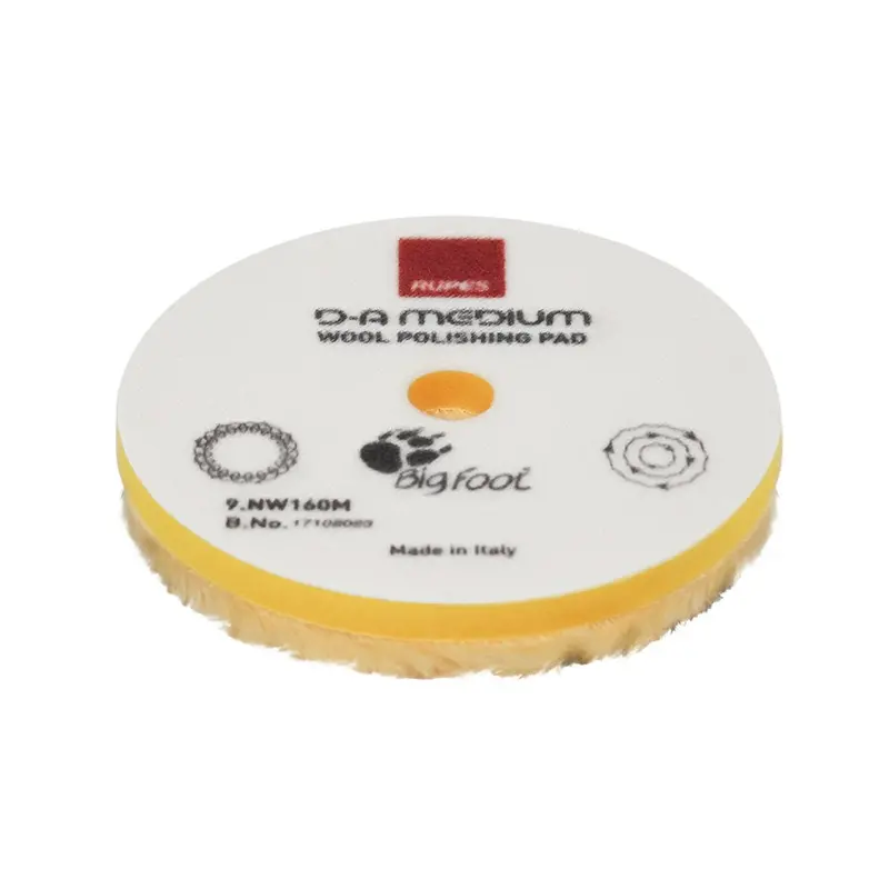 Rupes D-A Medium Wool Polishing Pad 80Mm - Yellow [9.Nw80m] 1