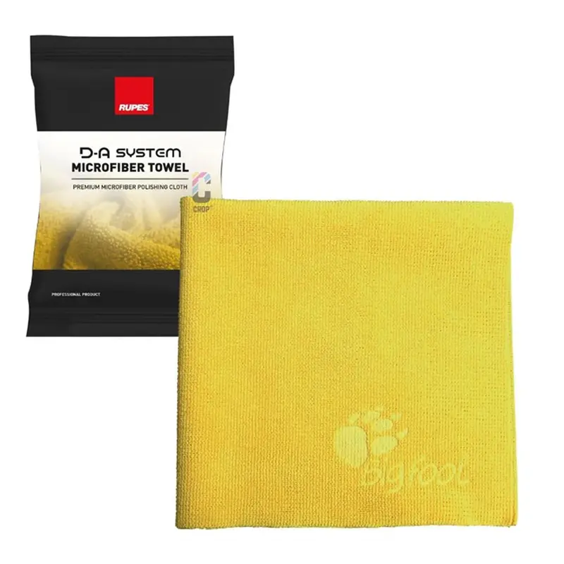 Rupes D-A System Microfiber Towel 16X16 - Yellow [9.Bf9060] 1