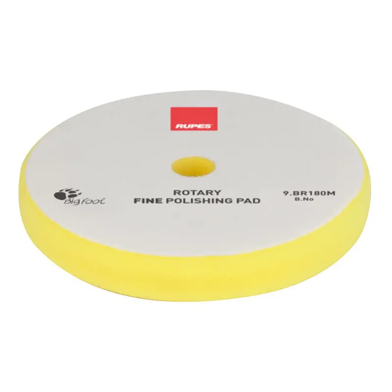 Rupes Rotary Fine Polishing Foam Pad 155/160Mm - Yellow [9.Br180m] 1