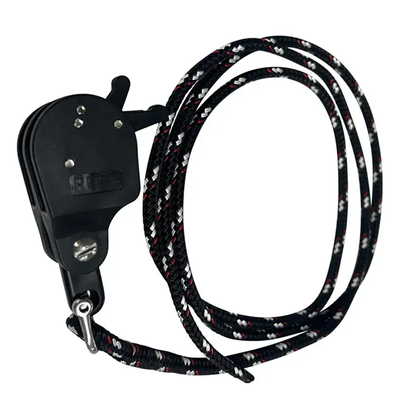 Rupp Double Halyard Line Lock W/Rope  Shackle [Ca-0157-2S] 1