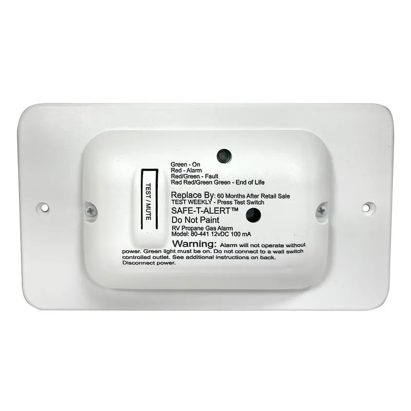 Safe-T-Alert 80 Series White Propane Gas Alarm - 12V [80-441-Wt-Tr] 1