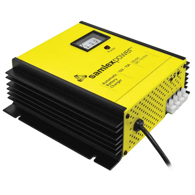 Samlex 15A Battery Charger - 12V - 3-Bank - 3-Stage W/Dip Switch  Lugs [Sec-1215Ul] 1