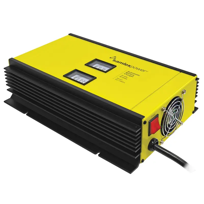 Samlex 40A Battery Charger - 24V - 2-Bank - 3-Stage W/Dip Switch  Lugs - Includes Temp Sensor [Sec-2440Ul] 1
