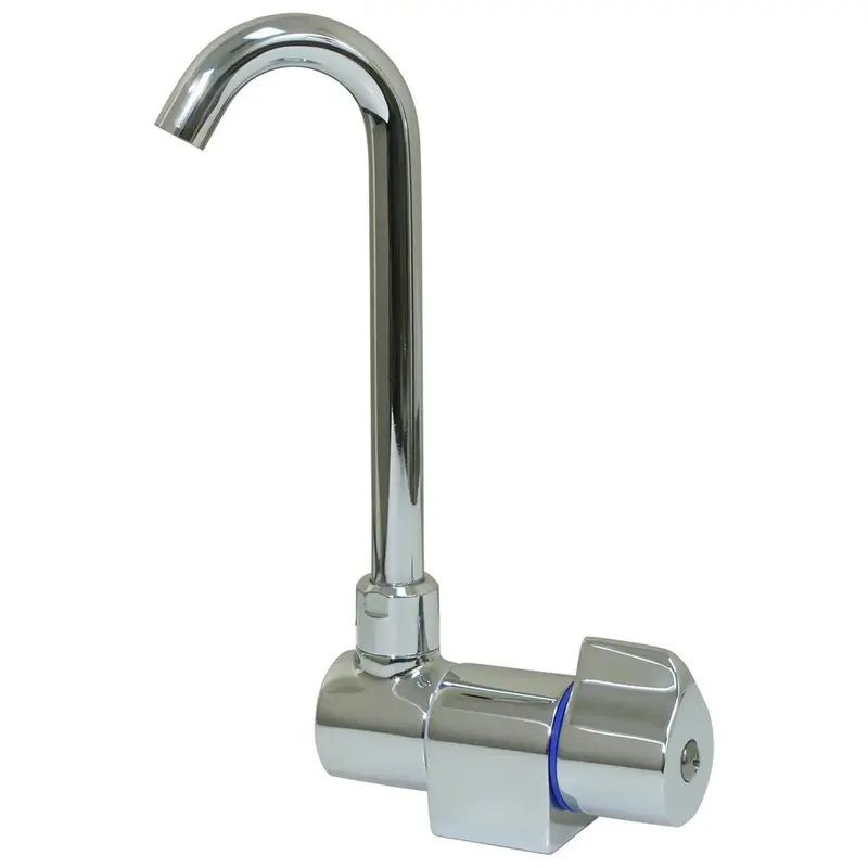 Scandvik Ceramic Family Tap W/Folding Spout - Chrome Finish [10180P] 1