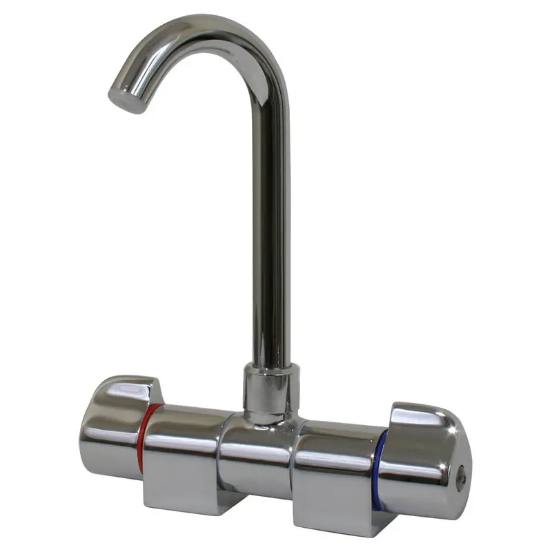 Scandvik Chrome Folding Spout Mixer [10474P] 1