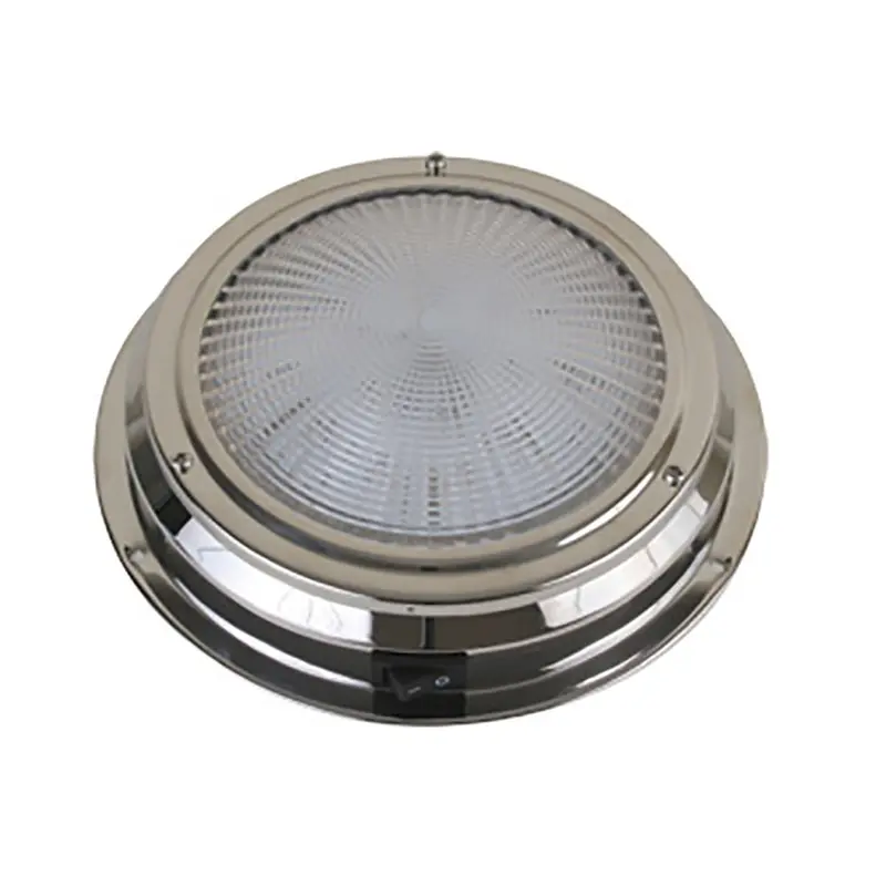 Scandvik Led Dome Light - Traditional - Stainless Steel - 5.5" - 12V [41324P] 1