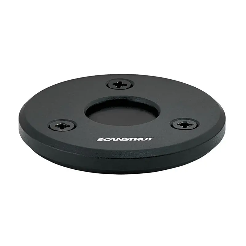 Scanstrut Black Anodized Aluminum Low-Profile Cable Seal F/Cables 9-14Mm  Connectors Up To 21Mm [Ds-Lp-21B-Blk] 1