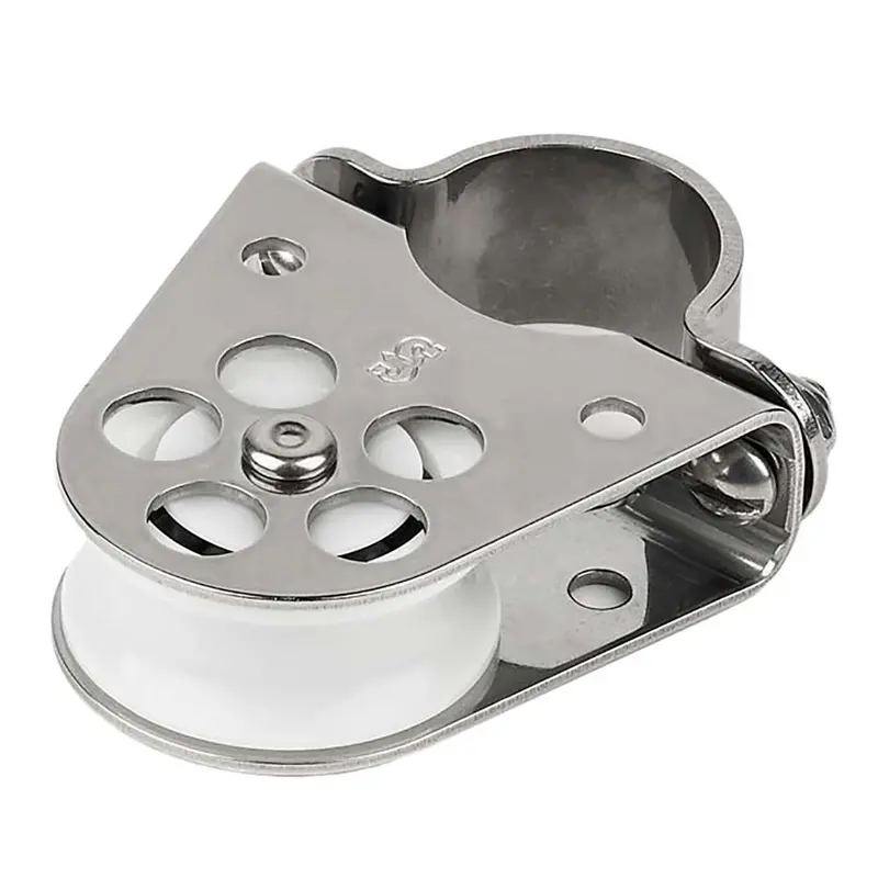 Schaefer Clamp-On Furling Line Stanchion Lead Block - 1" Ball Bearing [300-34] 1