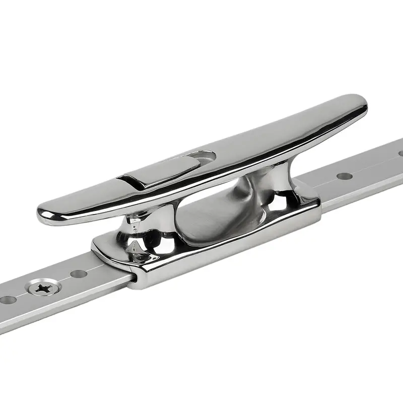 Schaefer Mid-Rail Chock/Cleat Stainless Steel - 1" [70-74] 1