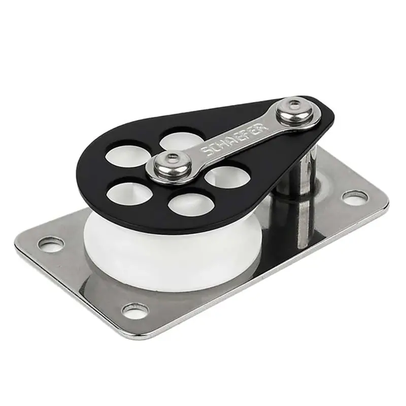 Schaefer Series 3 Flat Base/Alum Cheek/Delrin Sheave [303-09] 1