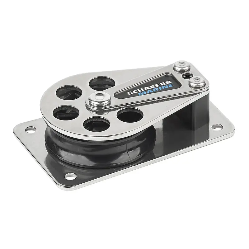 Schaefer Series 5 Flat Base Cheek Block - Stainless Steel Cheeks [505-11] 1