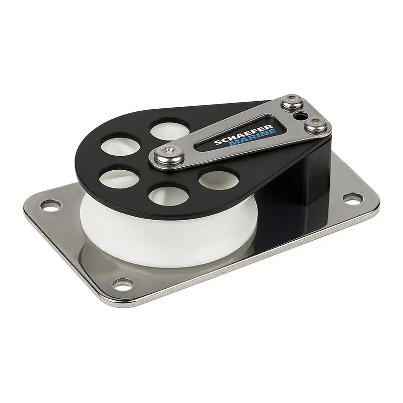 Schaefer Series 7 Flat Base/Aluminum Cheek/Delrin Sheave [704-11] 1