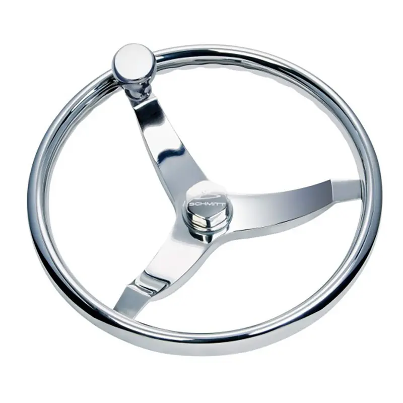 Schmitt Marine Vision Elite Stainless Steel 15.5" Steering Wheel [7161521Fgk-R] 1