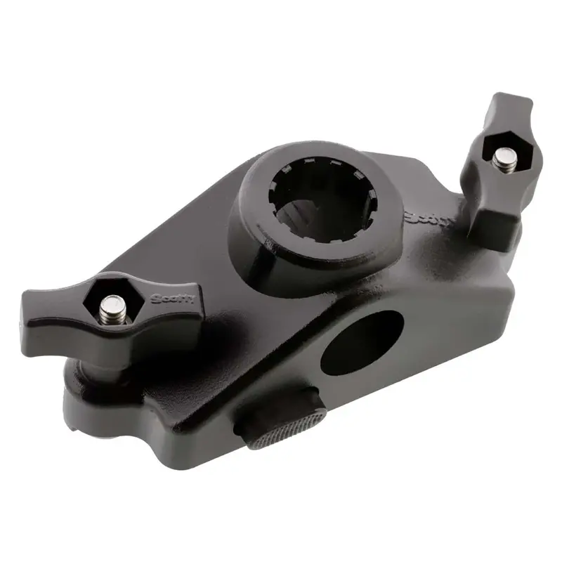 Scotty 0343 Locking Gunnel Track Mount [0343-Bk] 1