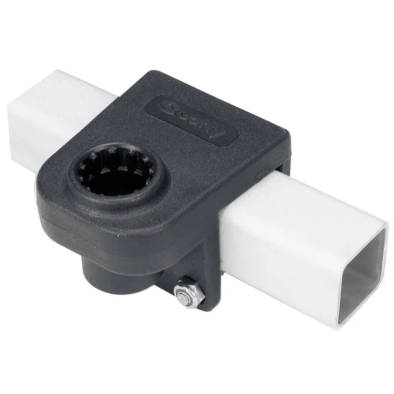 Scotty 1 1/4" Square Rail Mount [243-Bk] 1