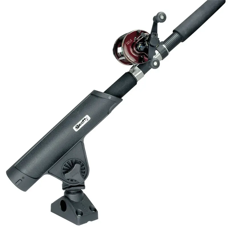 Scotty Rodmaster Ii Rod Holder W/241 Deck/Side Mount - Black [350] 1