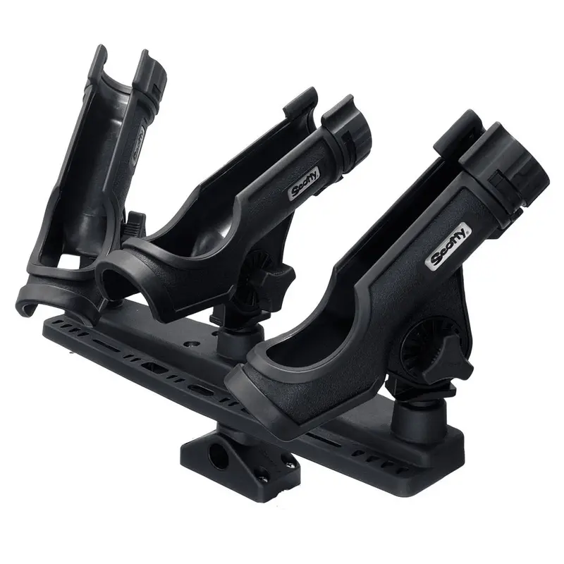 Scotty Triple Rod Holder W/3 230 Power Lock Rod Holders [256] 1